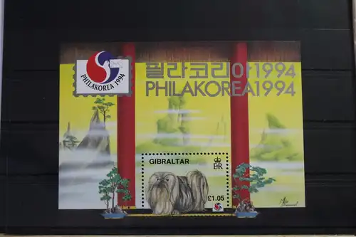 Gibraltar Block 20 mit 695 postfrisch #VN724