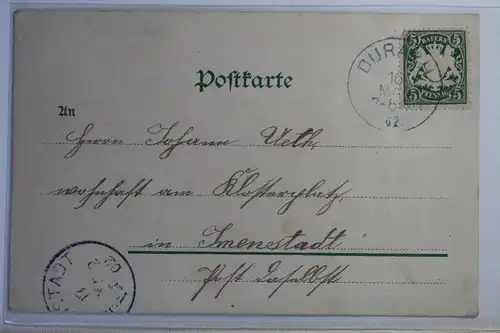 AK Kempten (Allgäu) Burghalde 1902 #PJ241