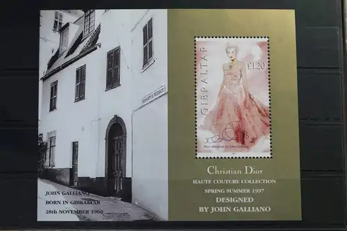 Gibraltar Block 30 mit 807 postfrisch #VN701