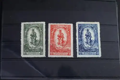 Liechtenstein 40-42 mit Falz #VO477