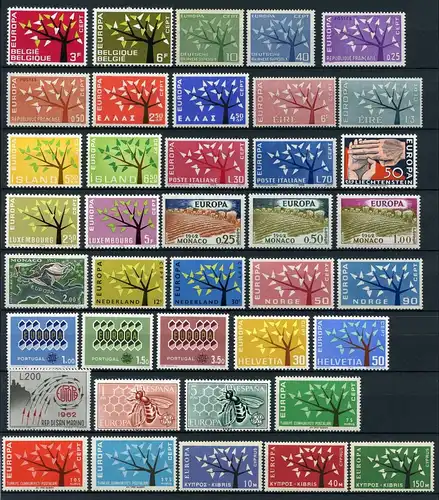 Cept Jahrgang 1962 postfrisch #CE6006 *