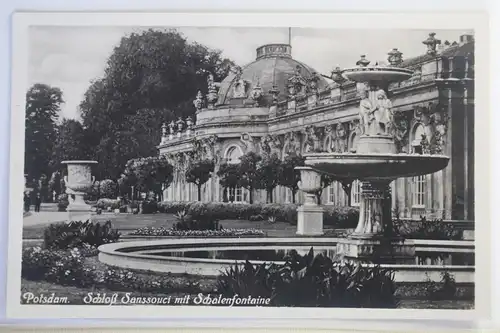 AK Potsdam Schloss Sanssouci mit Schalenfonraine #PJ297