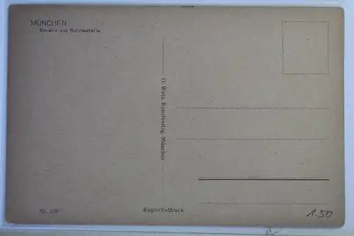 AK München Bavaria mit Ruhmeshalle #PJ304