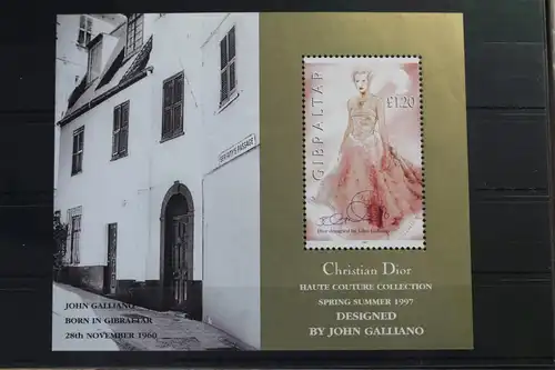 Gibraltar Block 30 mit 807 postfrisch #VN702