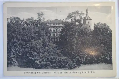 AK Ettersburg bei Weimar Blick a. das Großherzogliche Schloss #PJ361