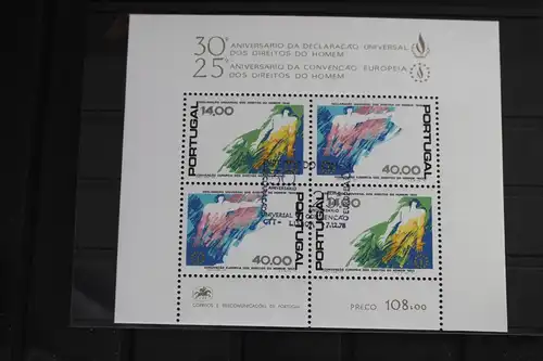 Portugal Block 24 mit 1422-1423 gestempelt #VO328