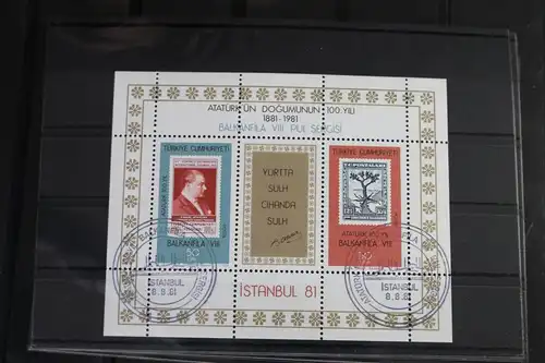 Türkei Block 20 mit 2574-2575 gestempelt #VO417