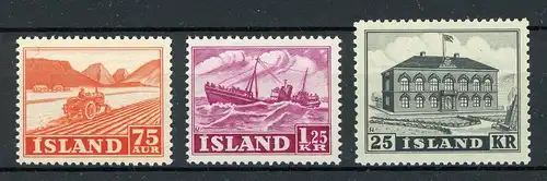 Island 275-277 postfrisch #JK275