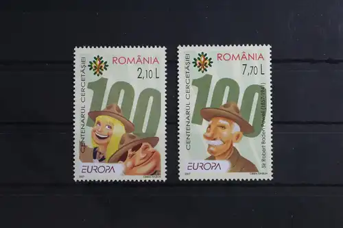 Rumänien 6190-6191 postfrisch Europa: Pfadfinder #VQ719