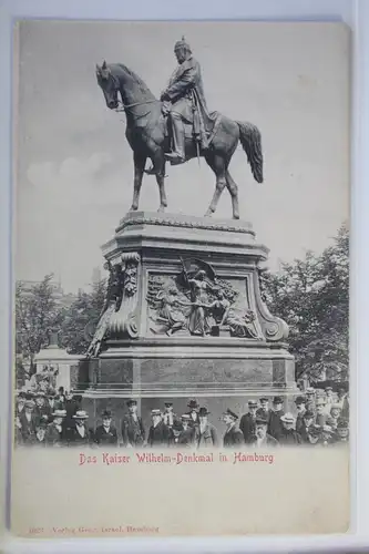 AK Hamburg Kaiser Wilhelm Denkmal #PJ342