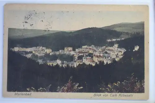 AK Marienbad Blick vom Café Rübezahl #PJ355