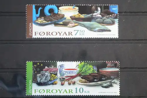 Färöer Inseln 528-529 postfrisch Europa Gastronomie #VQ781