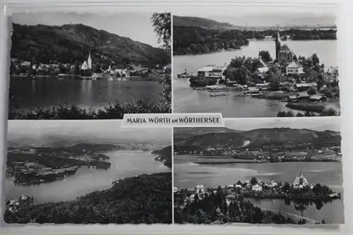 AK Maria Wörth am Wörthersee Mehrbildkarte 1959 #PJ477