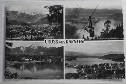 AK Kärnten Mehrbildkarte 1958 #PJ485