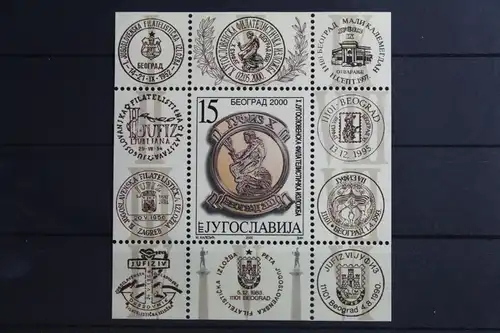 Jugoslawien Block 49 mit 2972 postfrisch #VQ680