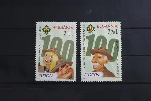 Rumänien 6190-6191 postfrisch Europa: Pfadfinder #VQ721