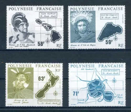 franz. Polynesien 553-556 postfrisch #JK387