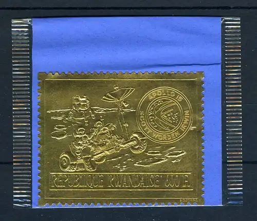 Ruanda Goldmarke 473 A postfrisch Apoll 15 #JK339