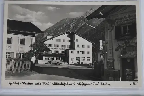 AK Holzgau / Tirol 1103 m Gasthof-Pension neue Post 1942 #PJ430