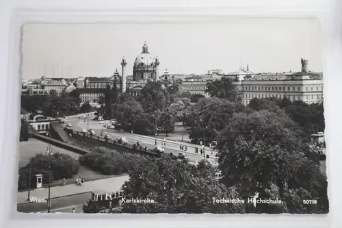 AK Wien Karlskirche - Technische Hochschule 1957 #PJ601