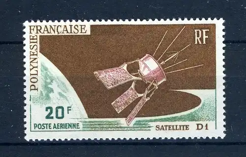 franz. Polynesien 54 postfrisch Satelliten #JK392