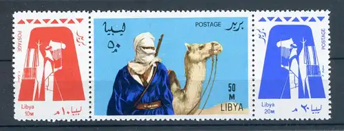Libyen 3er Str. 219-221 postfrisch #JK426
