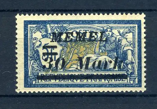 Memel 96 II postfrisch geprüft Erdwien #JM138