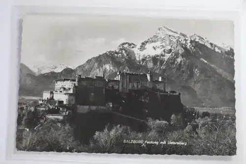 AK Salzburg Festung mit Untersberg #PJ537
