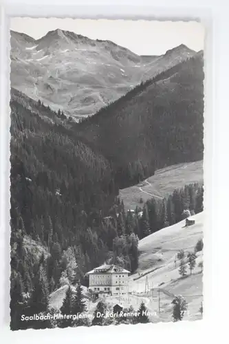 AK Saalbach-Hinterglemm Dr. Karl Renner Haus 1959 #PJ572