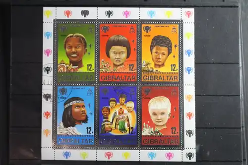 Gibraltar Block 6 mit 395-400 gestempelt #VQ917