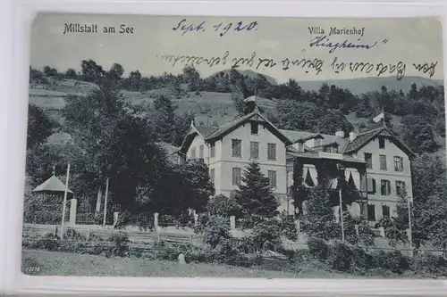 AK Millstatt am See Villa Marienhof 1920 #PJ422