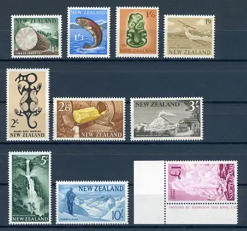 Neuseeland 403-412 postfrisch #JK365