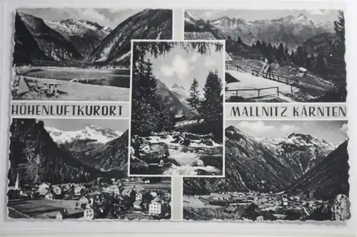 AK Mallnitz im Kärnten Mehrbildkarte 1958 #PJ478