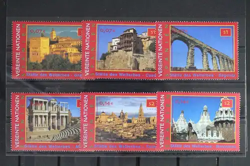 Vereinte Nationen Wien 319-324 postfrisch UNESCO Weltkulturerbe #VR682