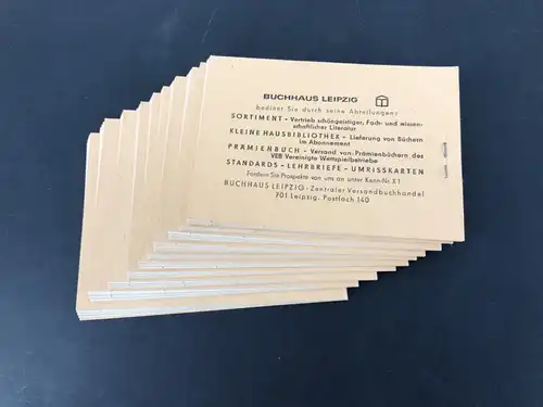 DDR Posten mit 10x MH 4c 2 postfrisch #IN844