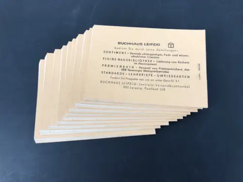 DDR Posten mit 10x MH 4c 2 postfrisch #IN844