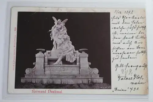 AK Wien Raimund Denkmal 1898 #PJ596