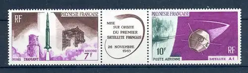 franz. Polynesien 52-53 postfrisch Satelliten #JK391