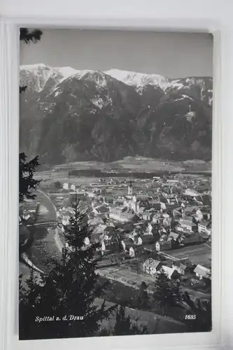 AK Spittal a. d. Drau Ortsansicht 1953 #PJ624