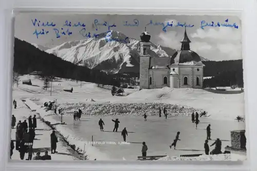 AK Seesfeld in Tirol Seekirche Heiliges Kreuz 1960 #PJ544