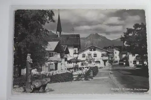 AK Seesfeld in Tirol 1200 m, Dorfstraße 1963 #PJ550