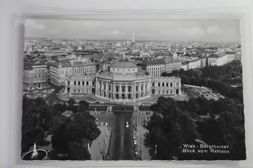 AK Wien Burgtheater - Blick vom Rathaus 1966 #PJ650