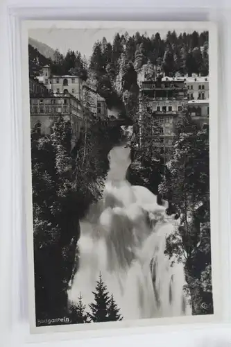 AK Bad Gastein 1083 m Weltkulturort, an der Tauernbahn 1938 #PJ689