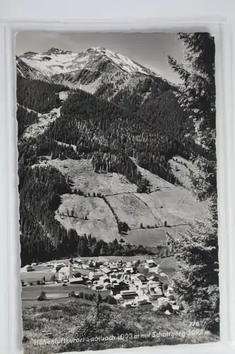 AK Saalbach 1003 m Höhenluftkurort mit Schattberg 2097 m 1959 #PJ619