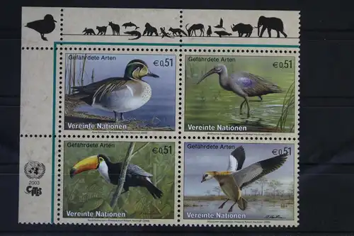 Vereinte Nationen Wien 389-392 postfrisch als Viererblock #VS110