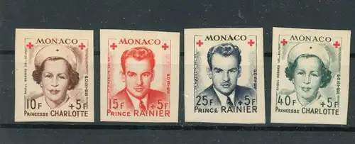 Monaco 451-454 B postfrisch Rotes Kreuz #JK540