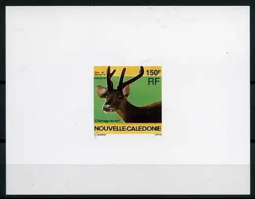 Neukaledonien Epreuve de luxe/ Edl 1005 postfrisch Rehe #JM197