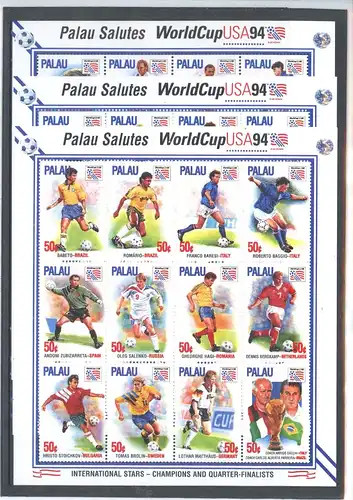 Palau ZD Bogen 804-39 postfrisch Fußball WM #JK568