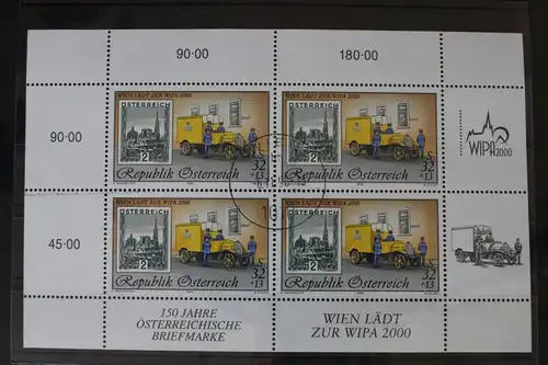 Österreich 2270 gestempelt als Kleinbogen #VV351