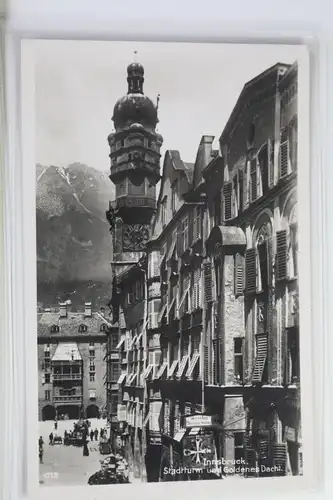 AK Innsbruck Stadtturm und Goldenes Dachl 1952 #PJ756